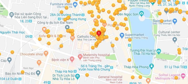 Hanoi Royal Palace Hotel 2 - Location