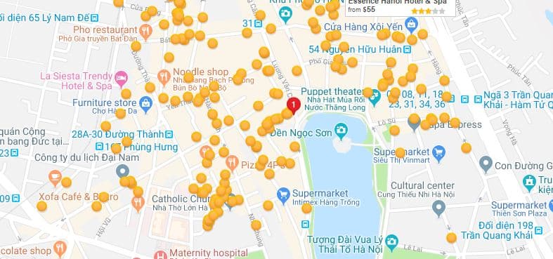 Heart Hotel Hanoi - Location