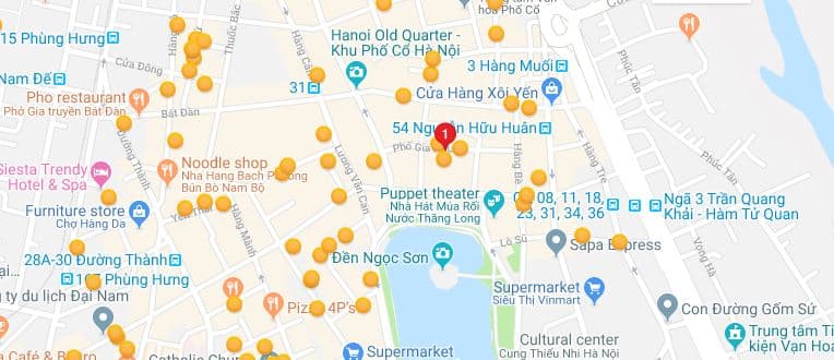 Le Foyer Hotel - Location