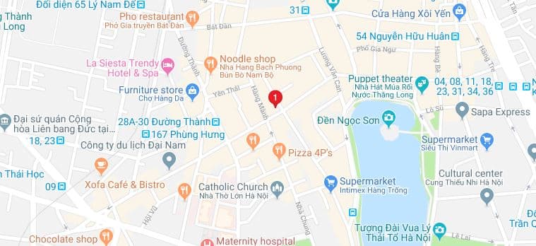 Lucky 2 Hang Hom Street - Location