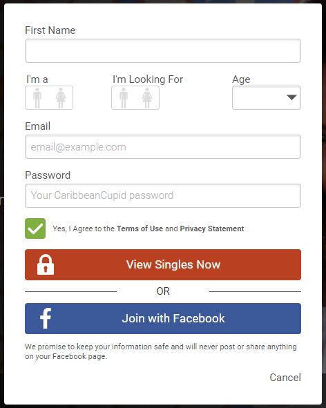 CaribbeanCupid SignUp
