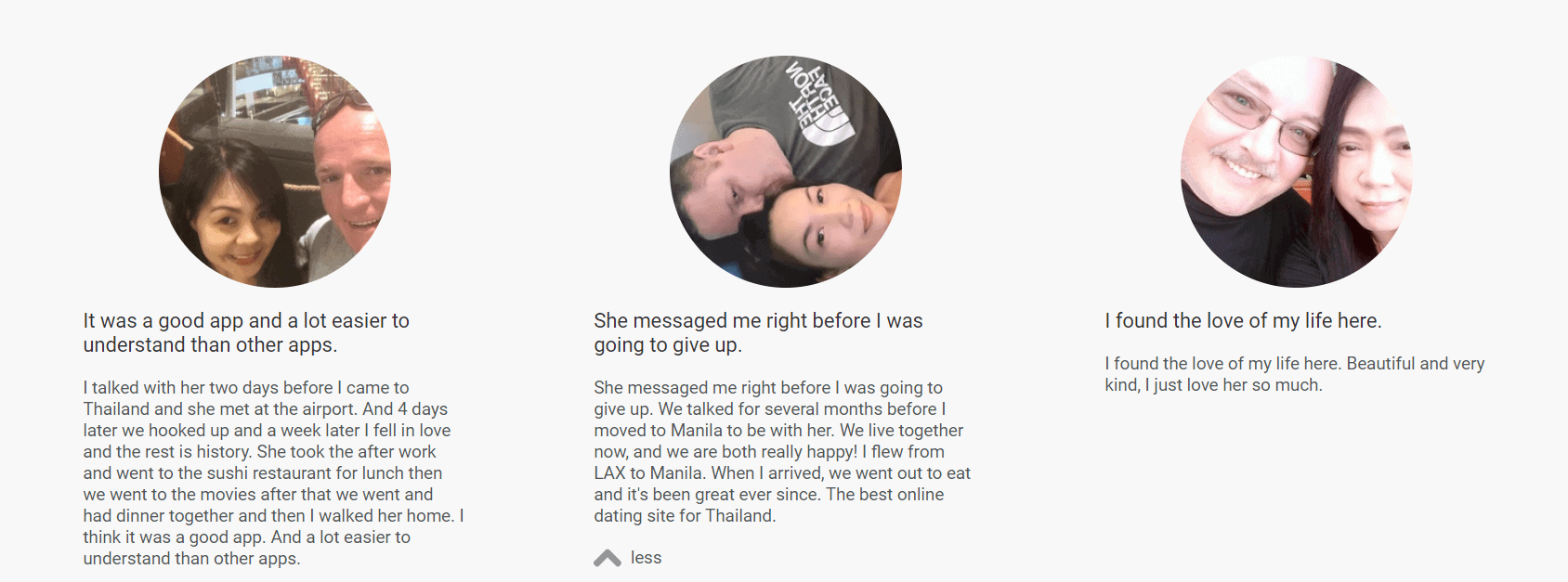 ThaiCupid Testimonials ThaiCupid Testimonials
