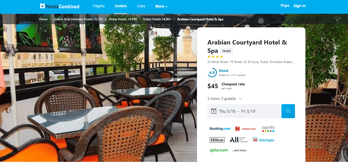 Arabian Courtyard Hotel & Spa Arabian Courtyard Hotel & Spa