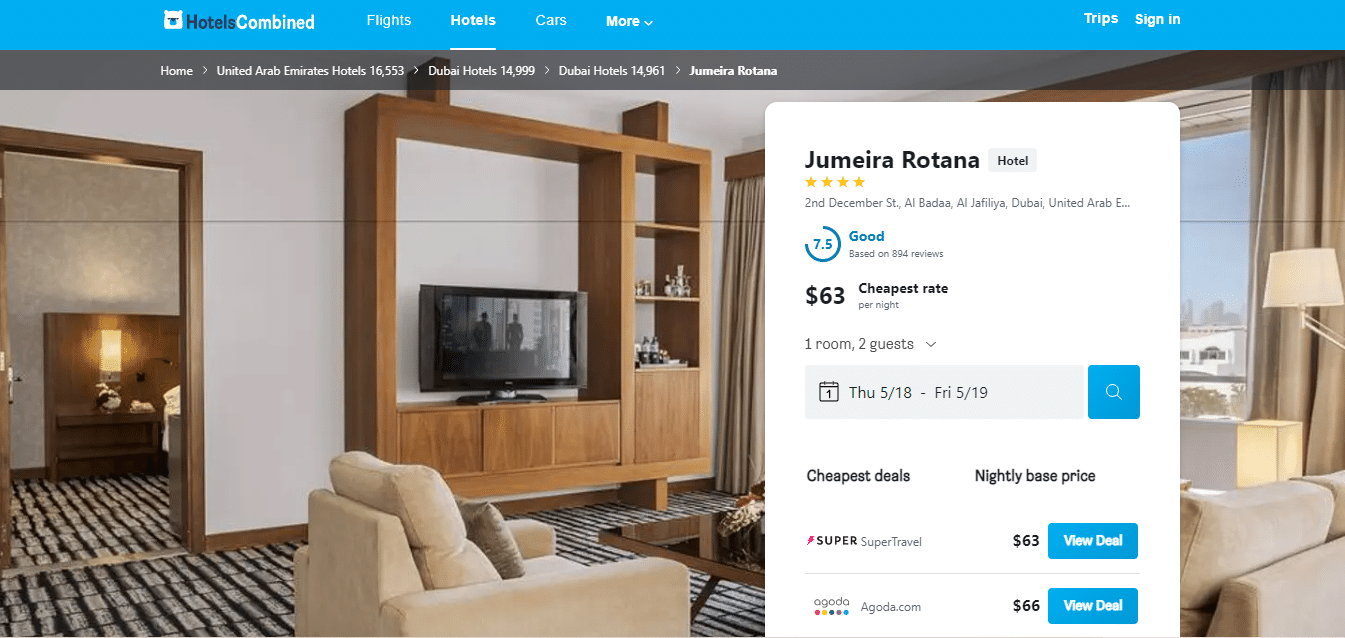 Jumeira Rotana Hotel Jumeira Rotana Hotel