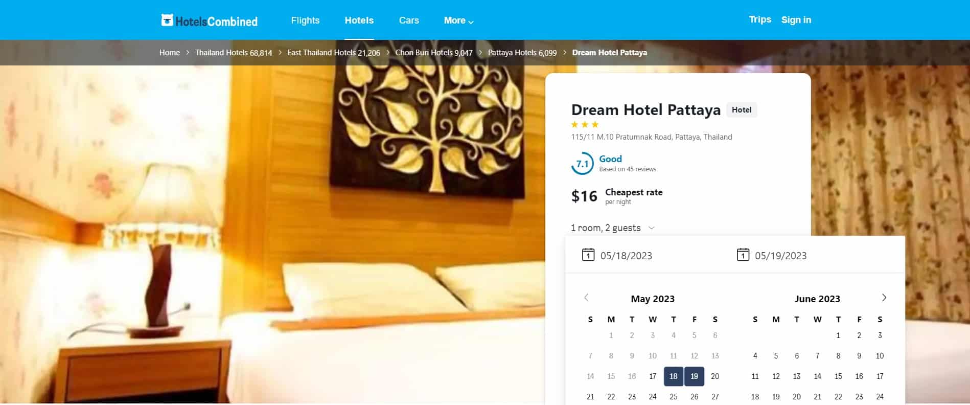 Dream Hotel Pattaya