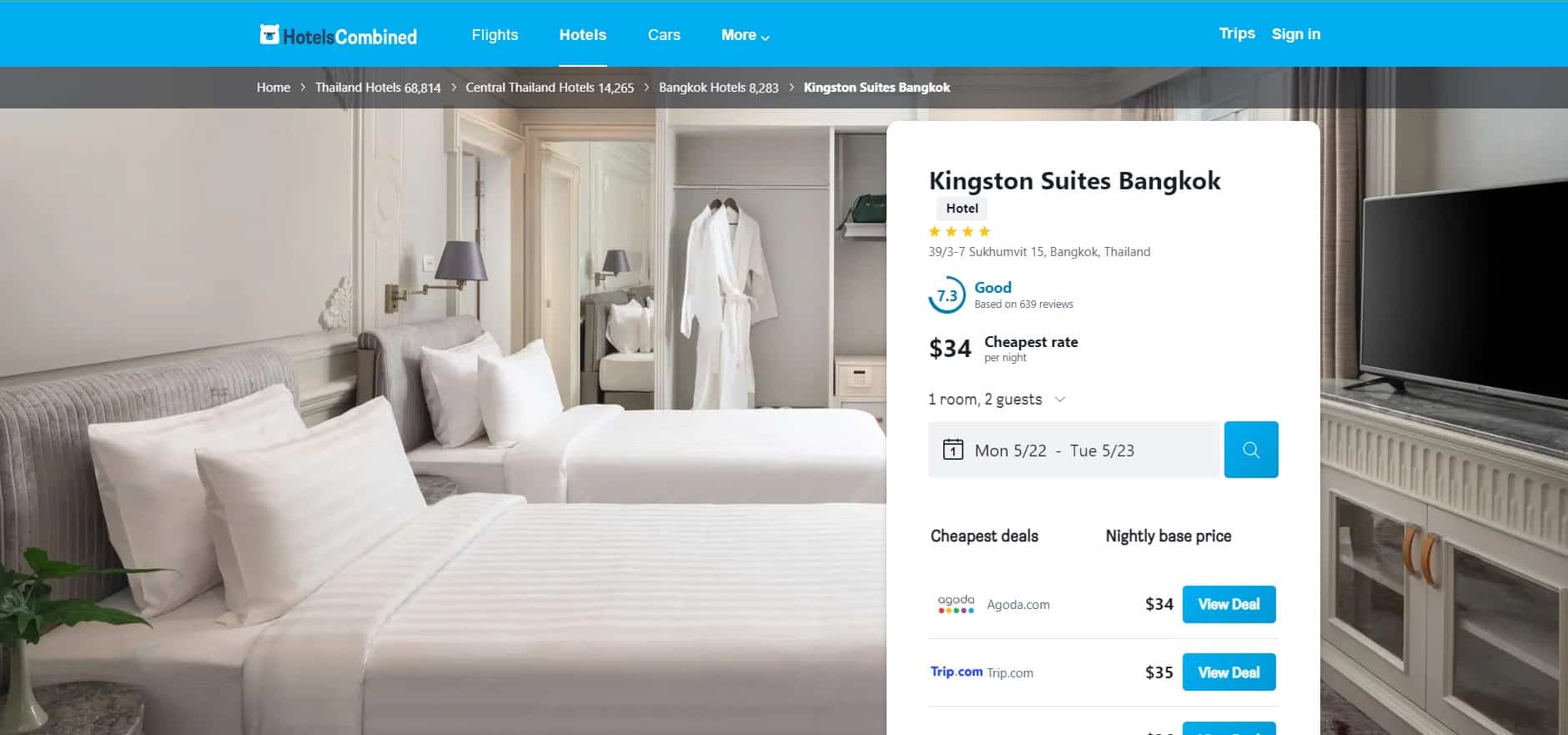 Kingston Suites Hotel Bangkok