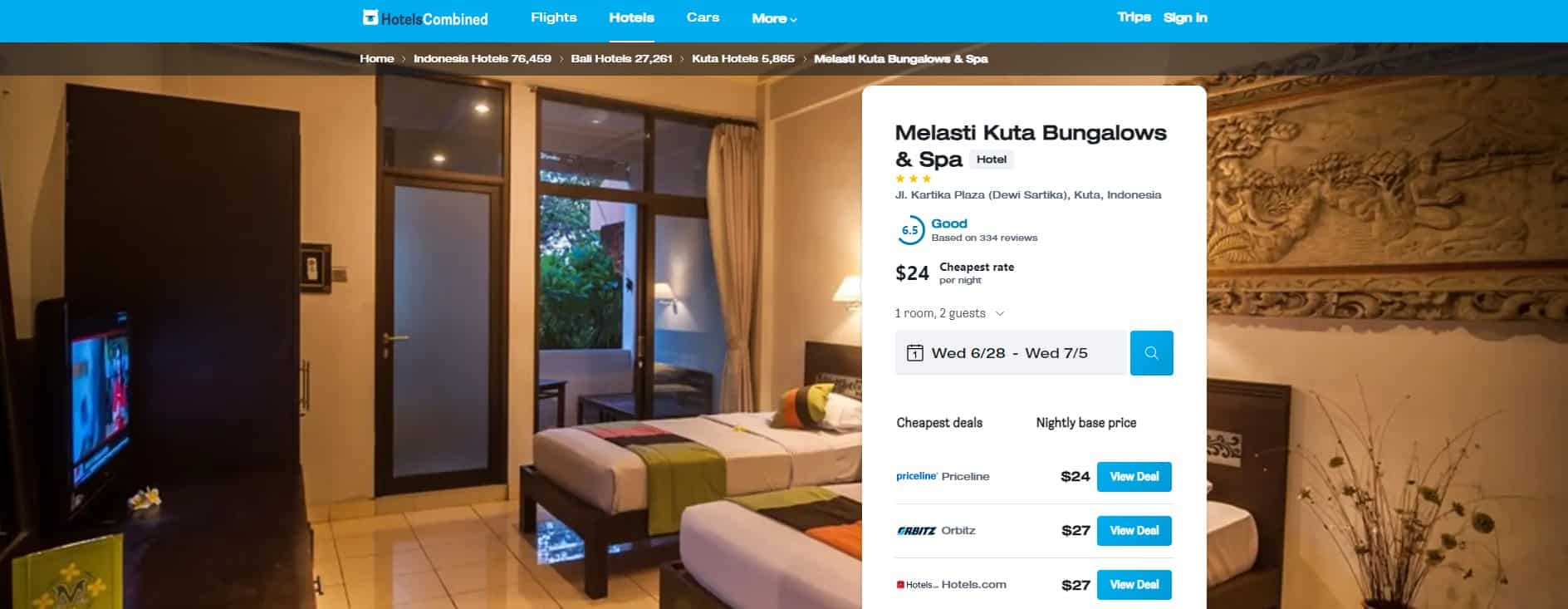 Melasti Kuta Bungalows & Spa