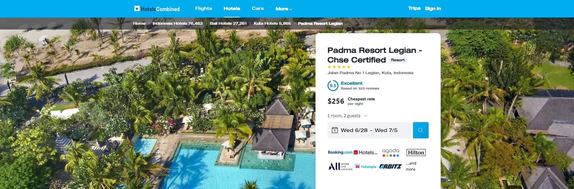 Padma Resort Legian - Chse Certified