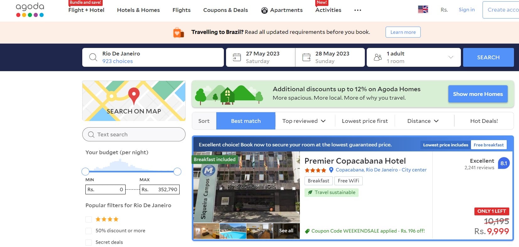 Premier Copacabana Hotel