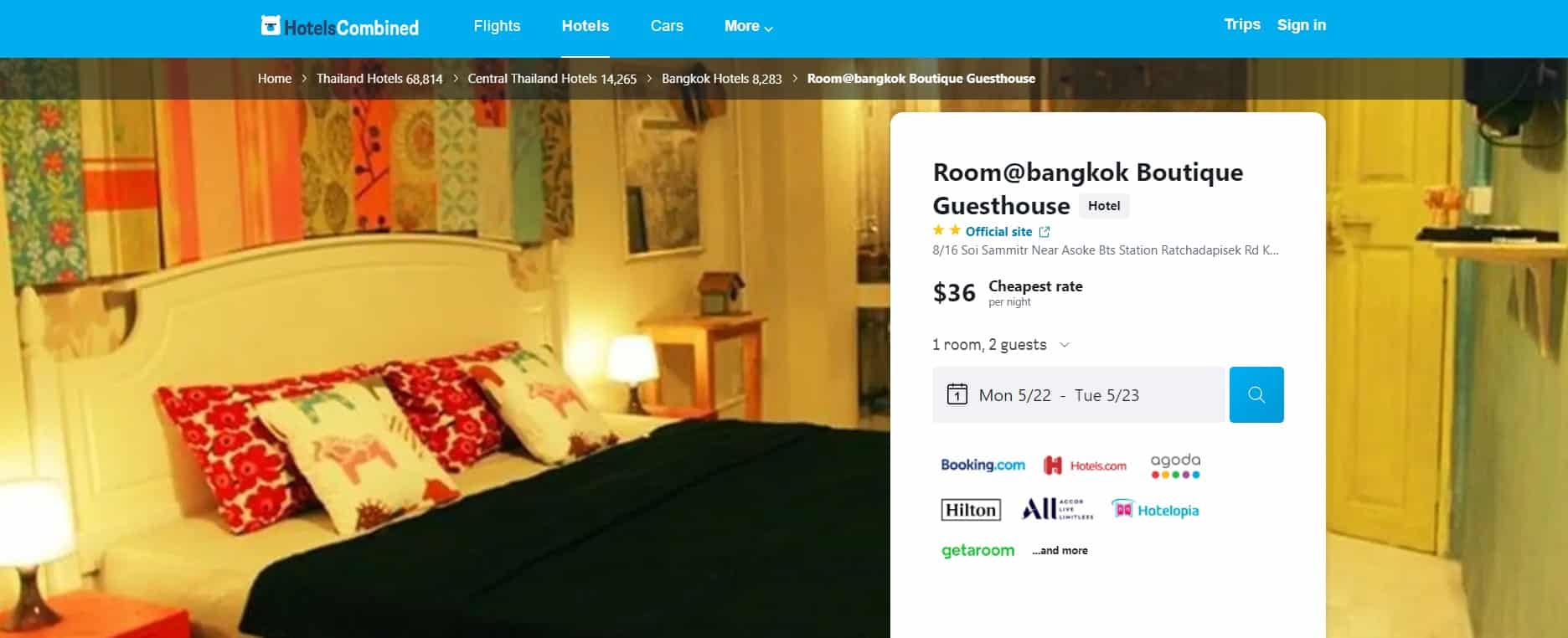 Room @ Bangkok Guesthouse