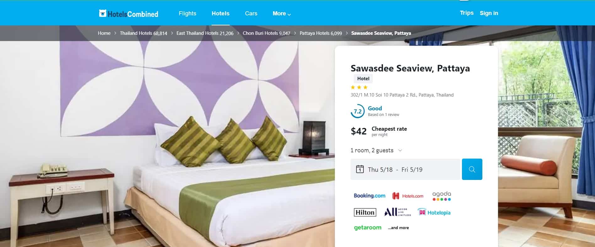 Sawasdee Seaview, Pattaya