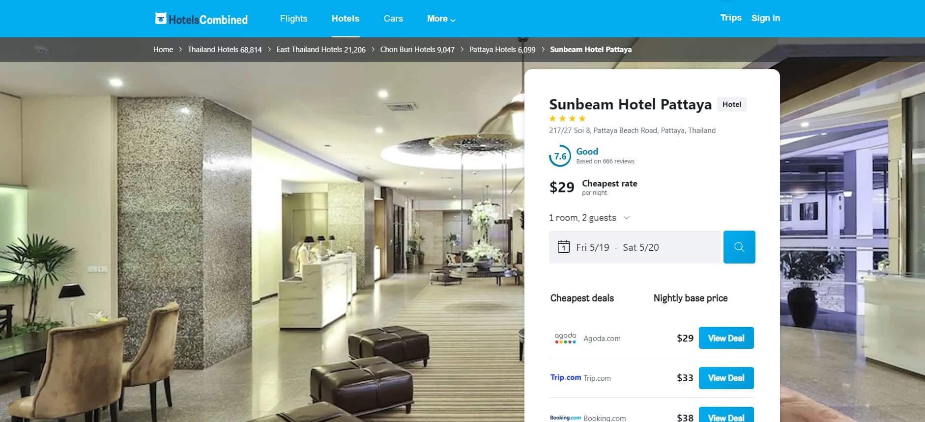 Sunbeam Hotel Pattaya